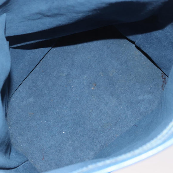 LOUIS VUITTON Epi Bucket GM Shoulder Bag SPO Blue LV Auth 177263