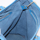 LOUIS VUITTON Epi Bucket GM Shoulder Bag SPO Blue LV Auth 177263-19