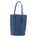 LOUIS VUITTON Epi Bucket GM Shoulder Bag SPO Blue LV Auth 177263-13