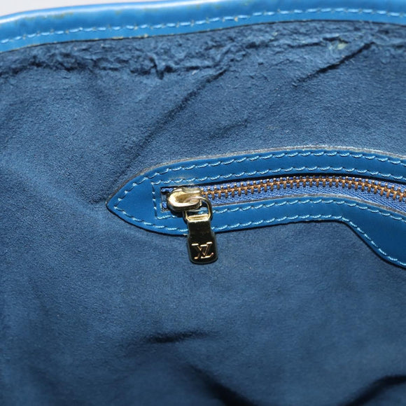 LOUIS VUITTON Epi Bucket GM Shoulder Bag SPO Blue LV Auth 177263