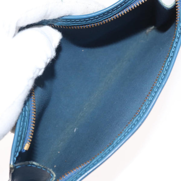 LOUIS VUITTON Epi Bucket GM Shoulder Bag SPO Blue LV Auth 177263