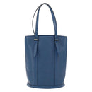 LOUIS VUITTON Epi Bucket GM Shoulder Bag SPO Blue LV Auth 177263-2