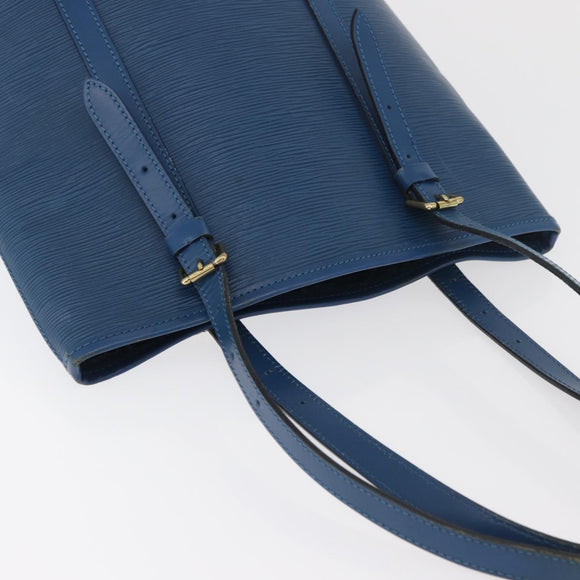 LOUIS VUITTON Epi Bucket GM Shoulder Bag SPO Blue LV Auth 177263