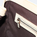 GUCCI GG Canvas Hand Bag Leather Beige Gold 120895 Auth 177265-20
