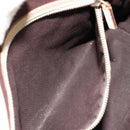 GUCCI GG Canvas Hand Bag Leather Beige Gold 120895 Auth 177265-21
