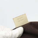 GUCCI GG Canvas Hand Bag Leather Beige Gold 120895 Auth 177265-12