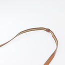 Christian Dior Trotter Canvas Romantic Schoudertas PVC Beige Zilver Auth 177266-8