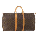 LOUIS VUITTON Monogram Keepall 55 Boston Bag M41424 LV Auth 177268A-1