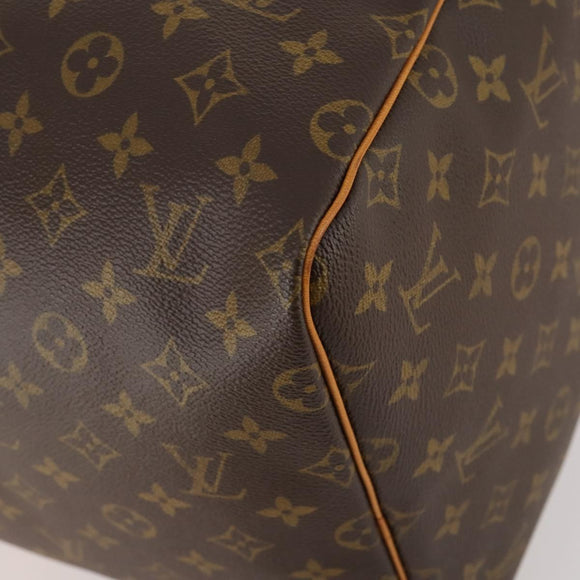LOUIS VUITTON Monogram Keepall 55 Boston Bag M41424 LV Auth 177268A