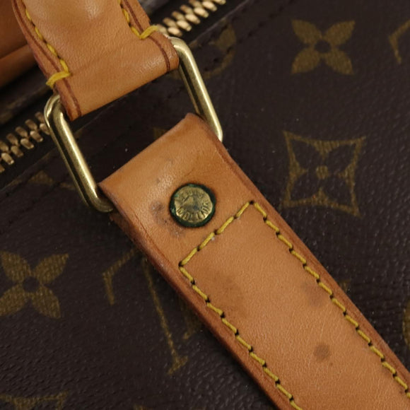 LOUIS VUITTON Monogram Keepall 55 Boston Bag M41424 LV Auth 177268A
