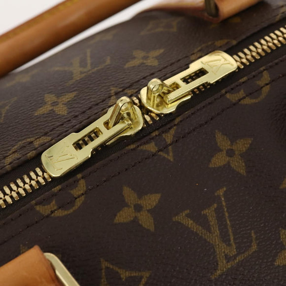 LOUIS VUITTON Monogram Keepall 55 Boston Bag M41424 LV Auth 177268A