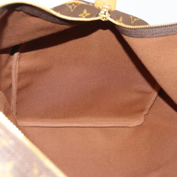 LOUIS VUITTON Monogram Keepall 55 Boston Bag M41424 LV Auth 177268A