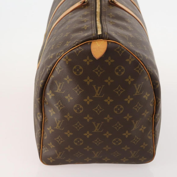 LOUIS VUITTON Monogram Keepall 55 Boston Bag M41424 LV Auth 177268A