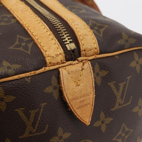 LOUIS VUITTON Monogram Sac Souple 35 Boston Bag M41626 LV Auth 177270