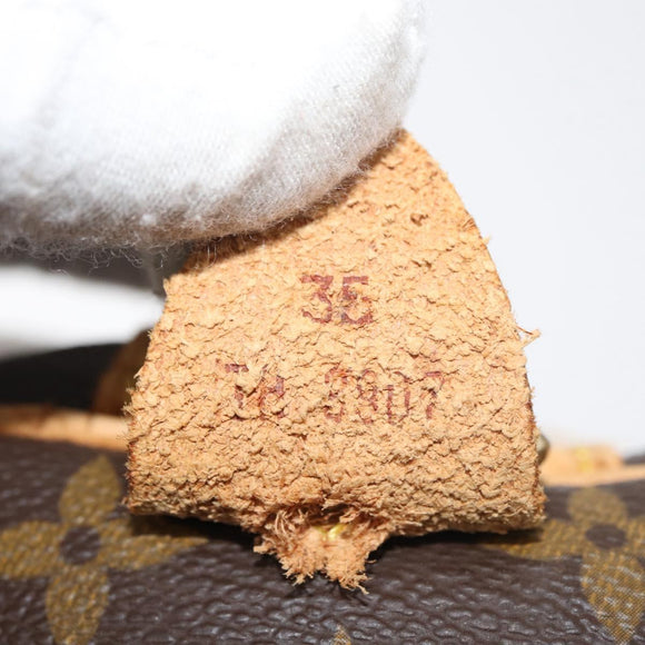 LOUIS VUITTON Monogram Sac Souple 35 Boston Bag M41626 LV Auth 177270