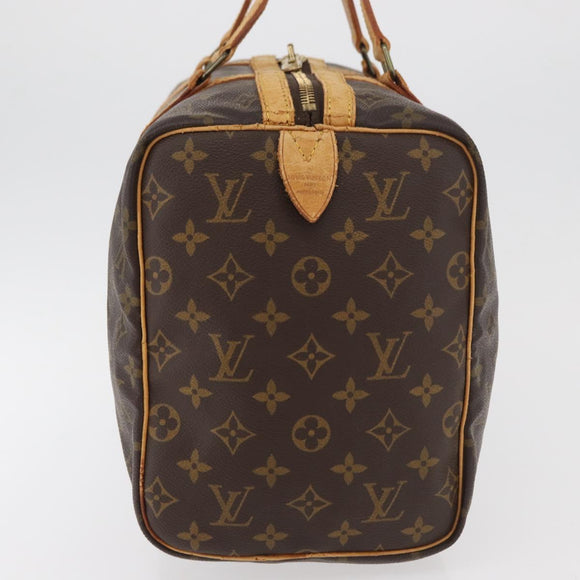 LOUIS VUITTON Monogram Sac Souple 35 Boston Bag M41626 LV Auth 177270