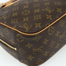 LOUIS VUITTON Monogram Trouville Hand Bag M42228 LV Auth 177273A-16