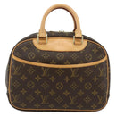 LOUIS VUITTON Monogram Trouville Hand Bag M42228 LV Auth 177273A-13