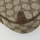 GUCCI GG Supreme Web Sherry Line Bag PVC Beige Gold 89 02 066 Auth 177279-11