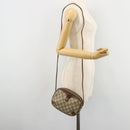 GUCCI GG Supreme Web Sherry Line Bag PVC Beige Gold 89 02 066 Auth 177279-21