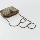 GUCCI GG Supreme Web Sherry Line Bag PVC Beige Gold 89 02 066 Auth 177279-7