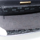 SAINT LAURENT Handtas Leer Zwart Goud Auth 177280A-11