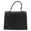 SAINT LAURENT Handtas Leer Zwart Goud Auth 177280A-2