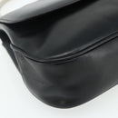 GUCCI Hand Bag Leather Black Auth 177281A-11