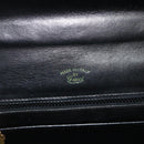 GUCCI Hand Bag Leather Black Auth 177281A-15