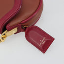 LOUIS VUITTON Trapezi Art Deco Baguette Bag Leather Pink LV Auth 177283V-9