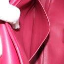 LOUIS VUITTON Trapezi Art Deco Baguette Bag Leather Pink LV Auth 177283V-22