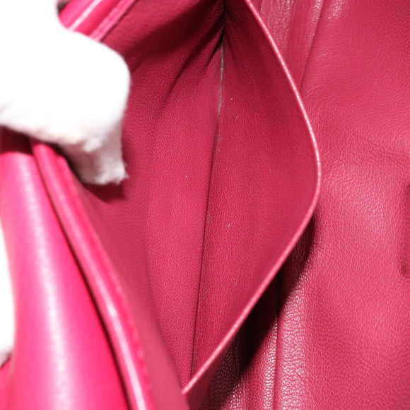 LOUIS VUITTON Trapezi Art Deco Baguette Bag Leather Pink LV Auth 177283V