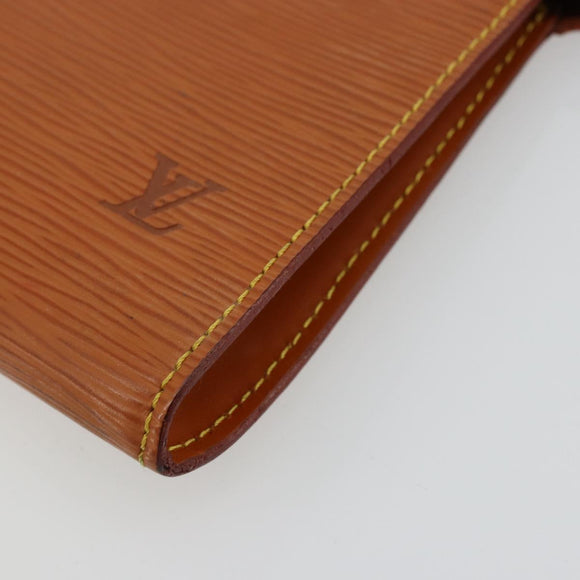 LOUIS VUITTON Epi Pochette Accessoires Pouch Zipangu Gold M52948 LV Auth 177285