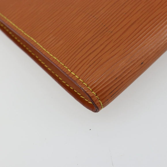 LOUIS VUITTON Epi Pochette Accessoires Pouch Zipangu Gold M52948 LV Auth 177285