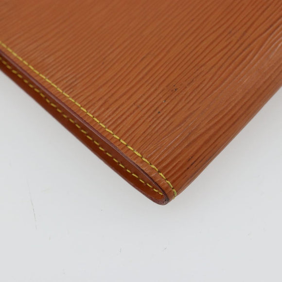 LOUIS VUITTON Epi Pochette Accessoires Pouch Zipangu Gold M52948 LV Auth 177285