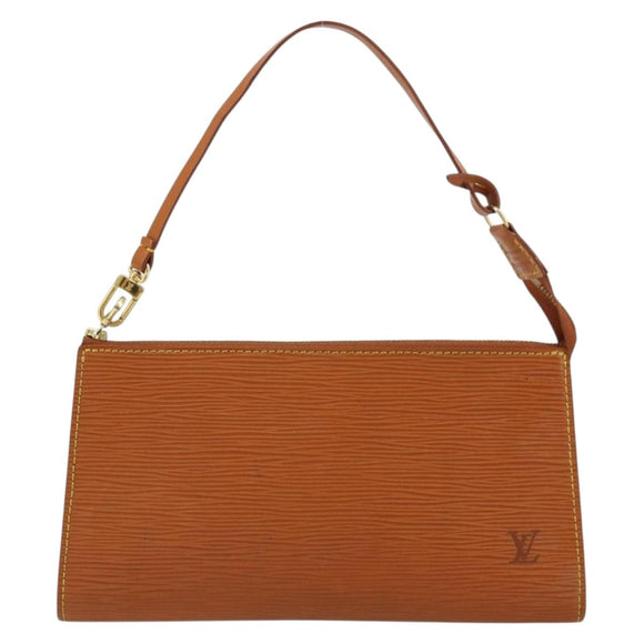 LOUIS VUITTON Epi Pochette Accessoires Pouch Zipangu Gold M52948 LV Auth 177285