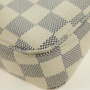 LOUIS VUITTON Damier Azur Pochette Accessoires Pouch N41207 LV Auth 177288V-16