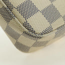 LOUIS VUITTON Damier Azur Pochette Accessoires Pouch N41207 LV Auth 177288V-17