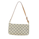 LOUIS VUITTON Damier Azur Pochette Accessoires Pouch N41207 LV Auth 177288V-13