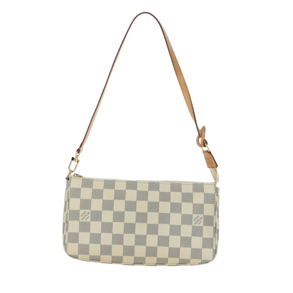 LOUIS VUITTON Damier Azur Pochette Accessoires Pouch N41207 LV Auth 177288V