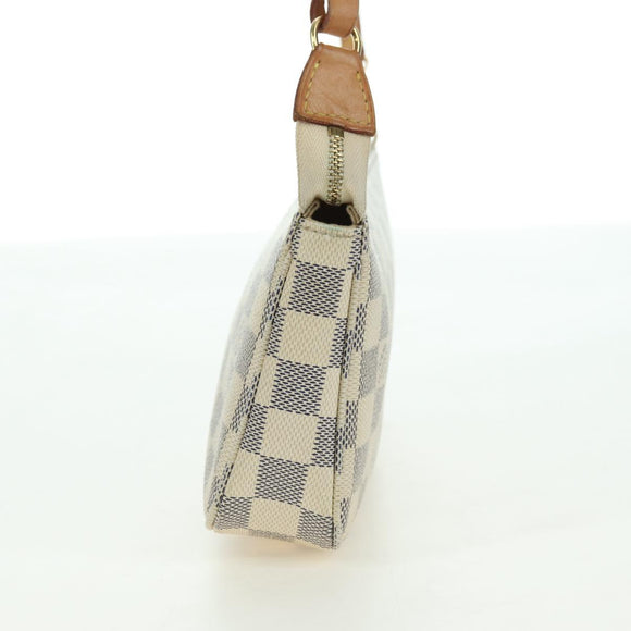 LOUIS VUITTON Damier Azur Pochette Accessoires Pouch N41207 LV Auth 177288V