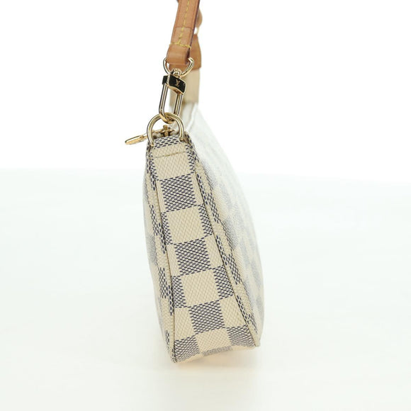 LOUIS VUITTON Damier Azur Pochette Accessoires Pouch N41207 LV Auth 177288V