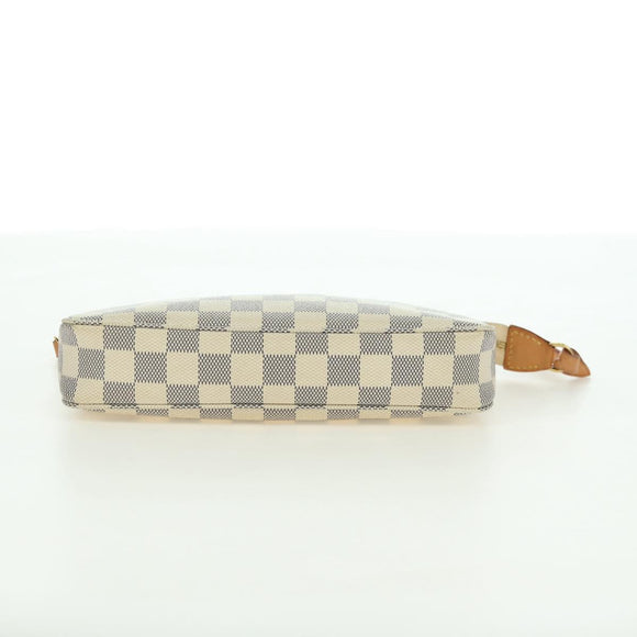 LOUIS VUITTON Damier Azur Pochette Accessoires Pouch N41207 LV Auth 177288V