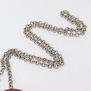 PRADA Chain Shoulder Bag Nylon Pink Silver Auth 177289A-15