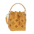 LOUIS VUITTON LV Broderie Anglaise Nanonoe Bag Yellow M82469 LV Auth 177290SM-1