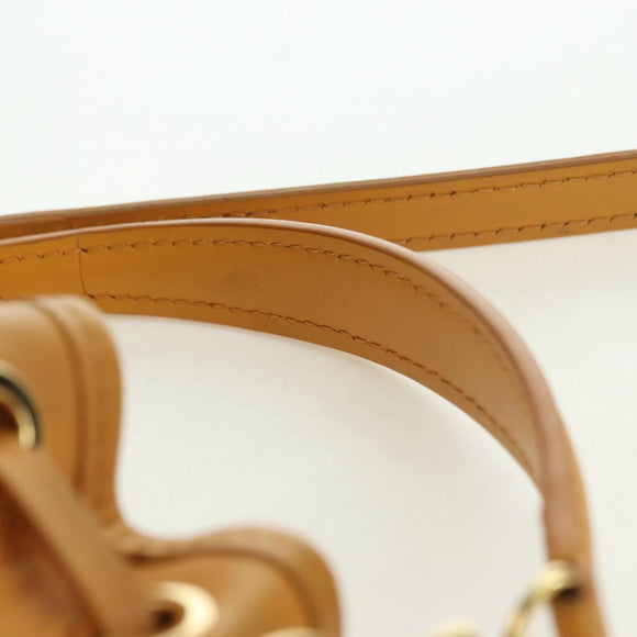 LOUIS VUITTON LV Broderie Anglaise Nanonoe Bag Yellow M82469 LV Auth 177290SM
