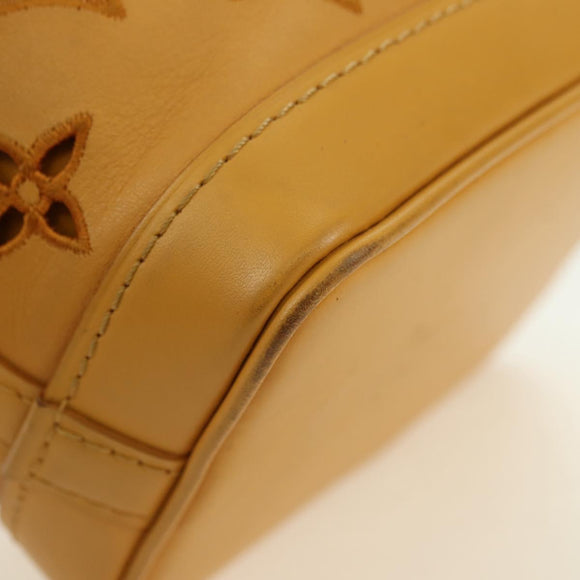LOUIS VUITTON LV Broderie Anglaise Nanonoe Bag Yellow M82469 LV Auth 177290SM