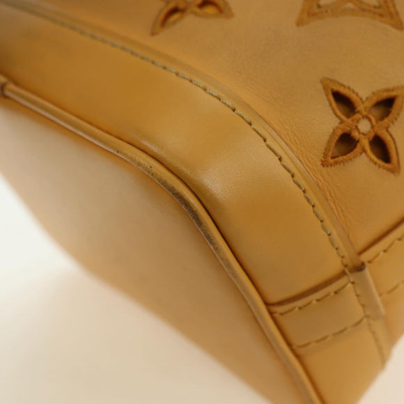 LOUIS VUITTON LV Broderie Anglaise Nanonoe Bag Yellow M82469 LV Auth 177290SM