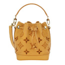LOUIS VUITTON LV Broderie Anglaise Nanonoe Bag Yellow M82469 LV Auth 177290SM-2