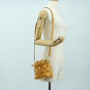 LOUIS VUITTON LV Broderie Anglaise Nanonoe Bag Yellow M82469 LV Auth 177290SM-25